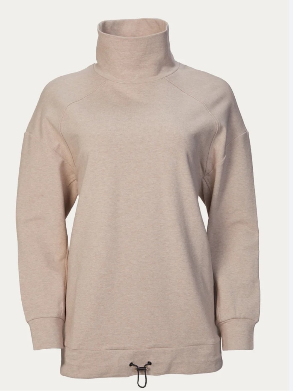 Varley Cream Morrison Sweater Athleisure Neutral Lounge Activewear